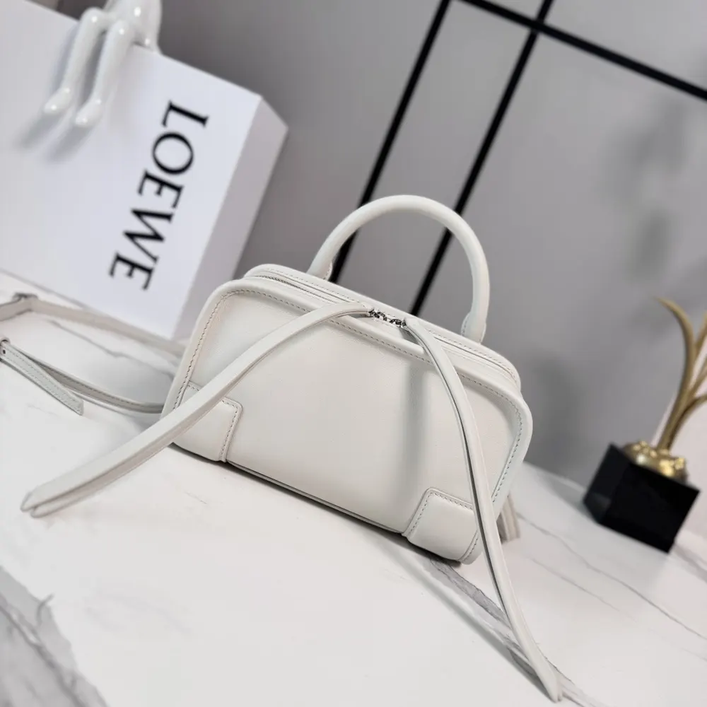 Loewe Women Mini Amazona 180 Bag in Suede A039AS4X12