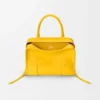 Loewe Women Small Amazona 180 Bag in Soft Calfskin- Daisy Yellow A039AS0X01