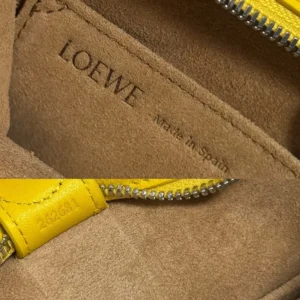 Loewe Women Small Amazona 180 Bag in Soft Calfskin- Daisy Yellow A039AS0X01