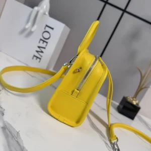Loewe Women Small Amazona 180 Bag in Soft Calfskin- Daisy Yellow A039AS0X01
