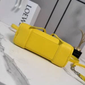 Loewe Women Small Amazona 180 Bag in Soft Calfskin- Daisy Yellow A039AS0X01