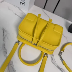 Loewe Women Small Amazona 180 Bag in Soft Calfskin- Daisy Yellow A039AS0X01