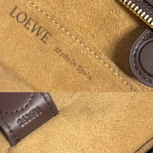 Loewe Women Small Amazona 180 Bag in Soft Calfskin-Dark Chestnut A039AS0X01