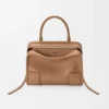 Loewe Women Small Amazona 180 Bag in Soft Calfskin-Mocha A039AS0X01