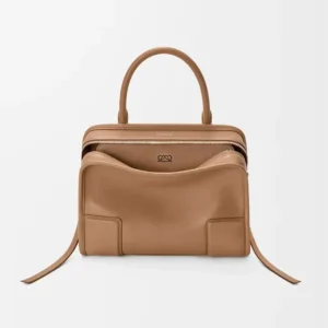 Loewe Women Small Amazona 180 Bag in Soft Calfskin-Mocha A039AS0X01