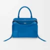 Loewe Women Small Amazona 180 Bag in Soft Calfskin-Royal Azur A039AS0X01