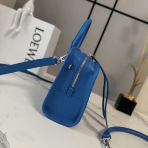 Loewe Women Small Amazona 180 Bag in Soft Calfskin-Royal Azur A039AS0X01