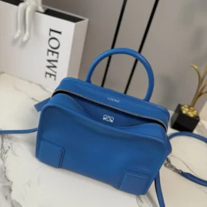 Loewe Women Small Amazona 180 Bag in Soft Calfskin-Royal Azur A039AS0X01