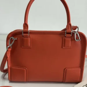 Loewe Women Small Amazona 180 Bag in Soft Calfskin-Sunrise Orange A039AS0X01