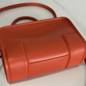 Loewe Women Small Amazona 180 Bag in Soft Calfskin-Sunrise Orange A039AS0X01
