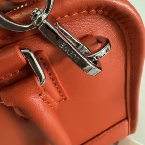 Loewe Women Small Amazona 180 Bag in Soft Calfskin-Sunrise Orange A039AS0X01