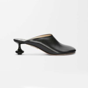 Loewe Women Toy Mule in Goatskin-Black L814379X28
