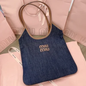 Miu Miu Women Ivy Denim Bag 5BG2312ZS8F0S30