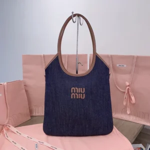 Miu Miu Women Ivy Denim Bag 5BG2312ZS8F0S30