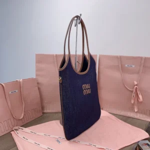 Miu Miu Women Ivy Denim Bag 5BG2312ZS8F0S30