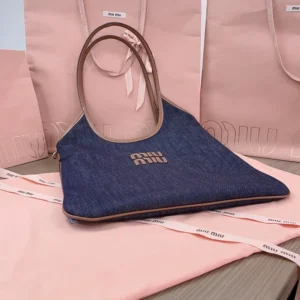 Miu Miu Women Ivy Denim Bag 5BG2312ZS8F0S30