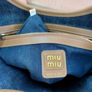 Miu Miu Women Ivy Denim Bag 5BG2312ZS8F0S30