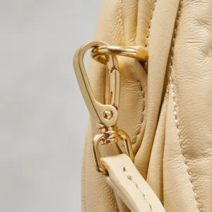Miu Miu Women Wander Matelassé Nappa Leather Hobo Bag-Soy Green