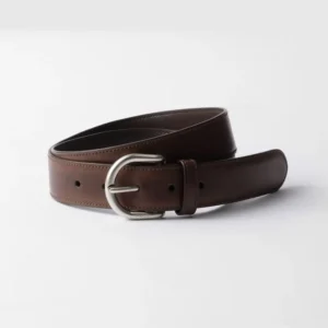 Prada Women Antiqued Leather Belt 2CS1302HIIF0192