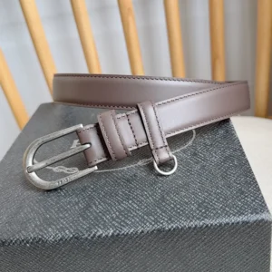 Prada Women Antiqued Leather Belt 2CS1302HIIF0192