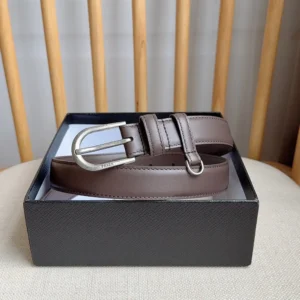 Prada Women Antiqued Leather Belt 2CS1302HIIF0192