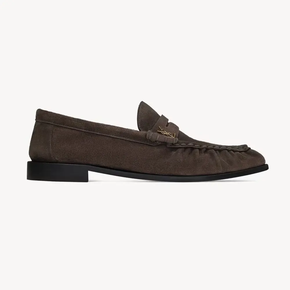 Saint Laurent YSL Unisex Le Loafer Supple in Suede