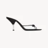 Saint Laurent YSL Women Jerry Mules in Tpu And Rhinestones-Black 8696641F