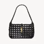 Saint Laurent YSL Women Le 5 À 7 In Wood Beads-Black 862997KA