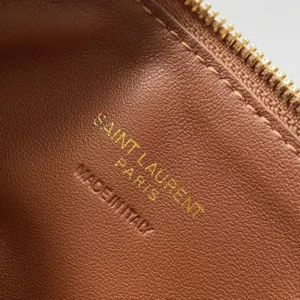 Saint Laurent YSL Women Le 5 À 7 In Wood Beads-Brown 862997KA