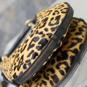 Saint Laurent YSL Women Mombasa Small in Pony Hair Leather 851432AA