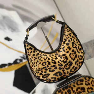 Saint Laurent YSL Women Mombasa Small in Pony Hair Leather 851432AA