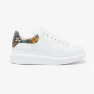 Alexander Mcqueen Unisex Oversized Sneaker in White/Multicolour 553680WI