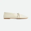 Bottega Veneta Women Rosa Mary-Jane Ballerina-Sea Salt 855866VB