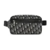Dior Men Safari Belt Bag Beige and Black Dior Oblique Jacquard