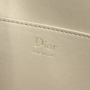 Dior Women Médaillon Envelope Pouch with Strap Marron Bobby and Lingerie Pink Grained Calfskin