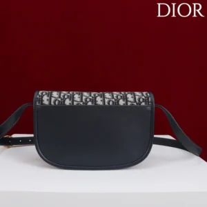 Dior Women Medium Dior Médaillon Flap Bag Blue Dior Oblique Jacquard