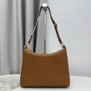 Dior Women Medium Diorly Bag Marron Bobby Flat Macrocannage Grained Calfskin M1412OUVK