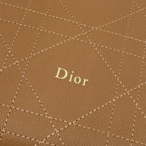 Dior Women Medium Diorly Bag Marron Bobby Flat Macrocannage Grained Calfskin M1412OUVK