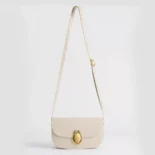 Dior Women Small Dior Médaillon Flap Bag Trench Grained Calfskin M3919QDWP