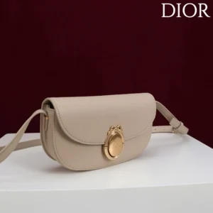 Dior Women Small Dior Médaillon Flap Bag Trench Grained Calfskin M3919QDWP