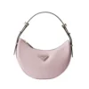 Prada Women Arqué Mini Leather Shoulder Bag-Pink 1BC194