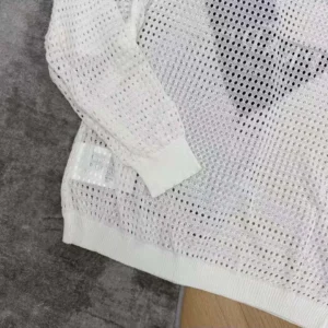 Prada Women Milano Open-knit Top-White