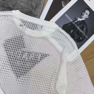 Prada Women Milano Open-knit Top-White