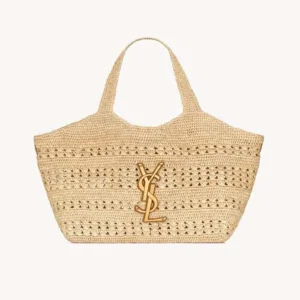 Saint Laurent YSL Women Icare Medium in Raffia 868748GA