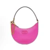 Valentino Women VLogo Signature Mini Hobo Bag in Grainy Calfskin-Rose