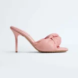 Bottega Veneta Women Cherry Mule in Supple Nappa Leather-Blush 868229VB