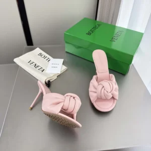 Bottega Veneta Women Cherry Mule in Supple Nappa Leather-Blush 868229VB