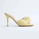 Bottega Veneta Women Cherry Mule in Supple Nappa Leather-Butter Yellow 868229VB