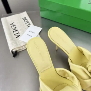 Bottega Veneta Women Cherry Mule in Supple Nappa Leather-Butter Yellow 868229VB