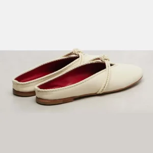 Bottega Veneta Women Rosa Mary-Jane Ballerina-Sea Salt 855863VB